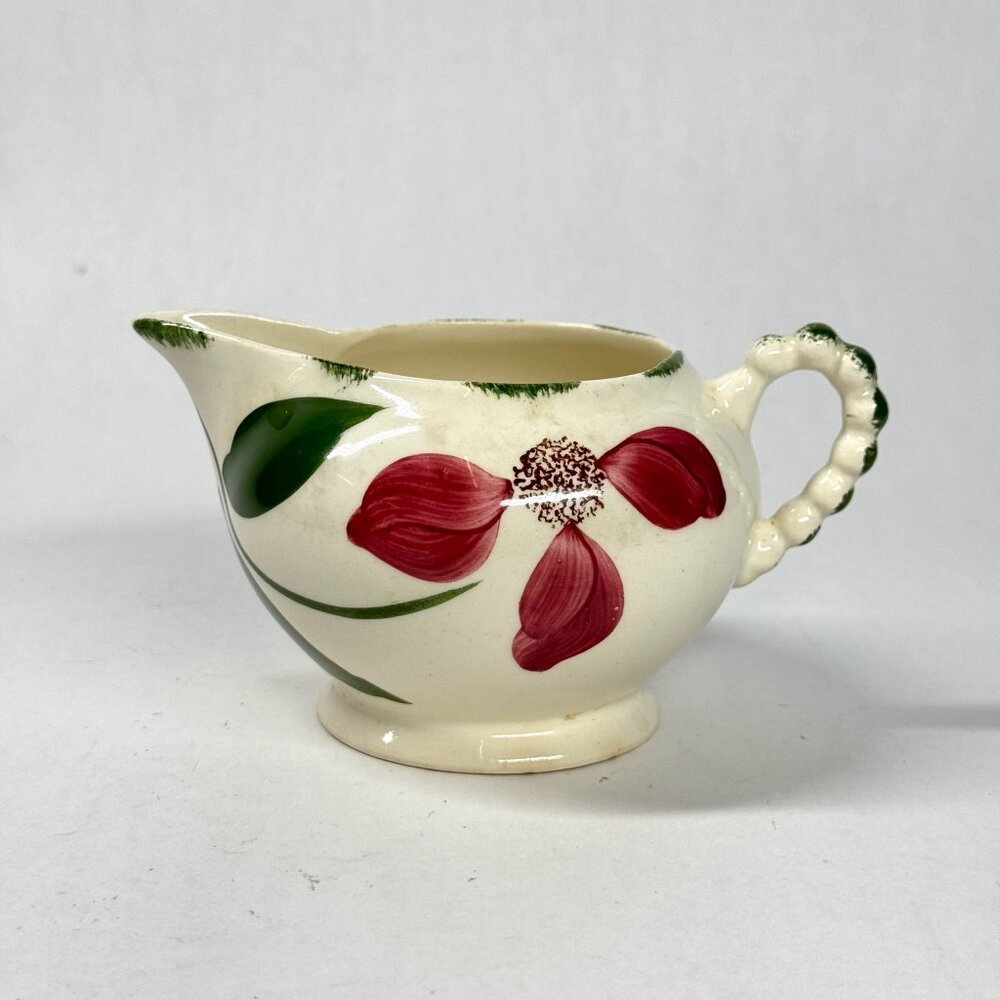 Vintage Blue Ridge Southern Pottery Windflower Creamer Art Pottery